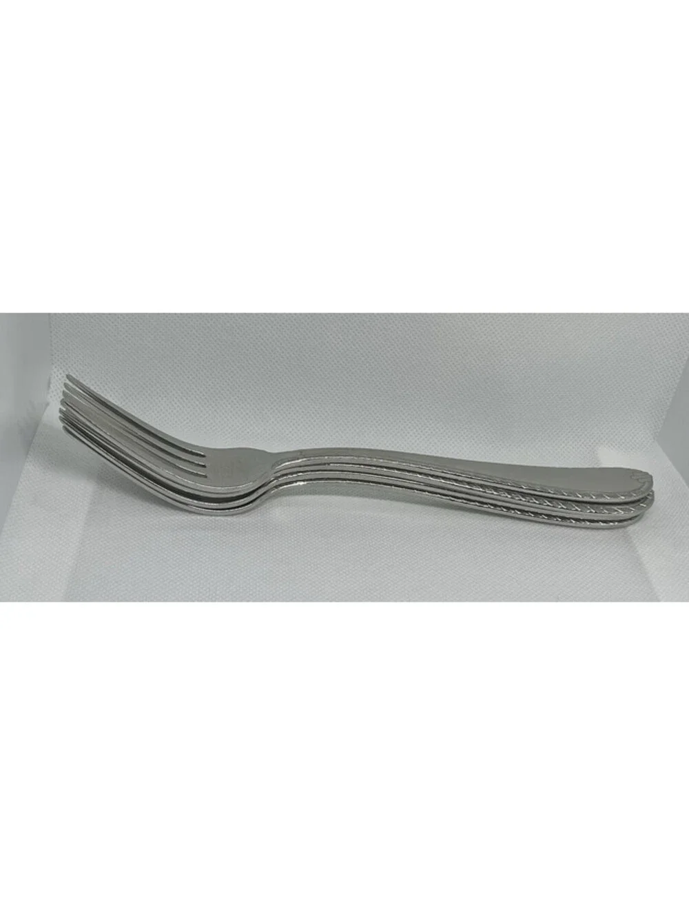 (4) Hampton Silversmiths RACHELLE FROST Stainless 18/10 DINNER FORKS 8